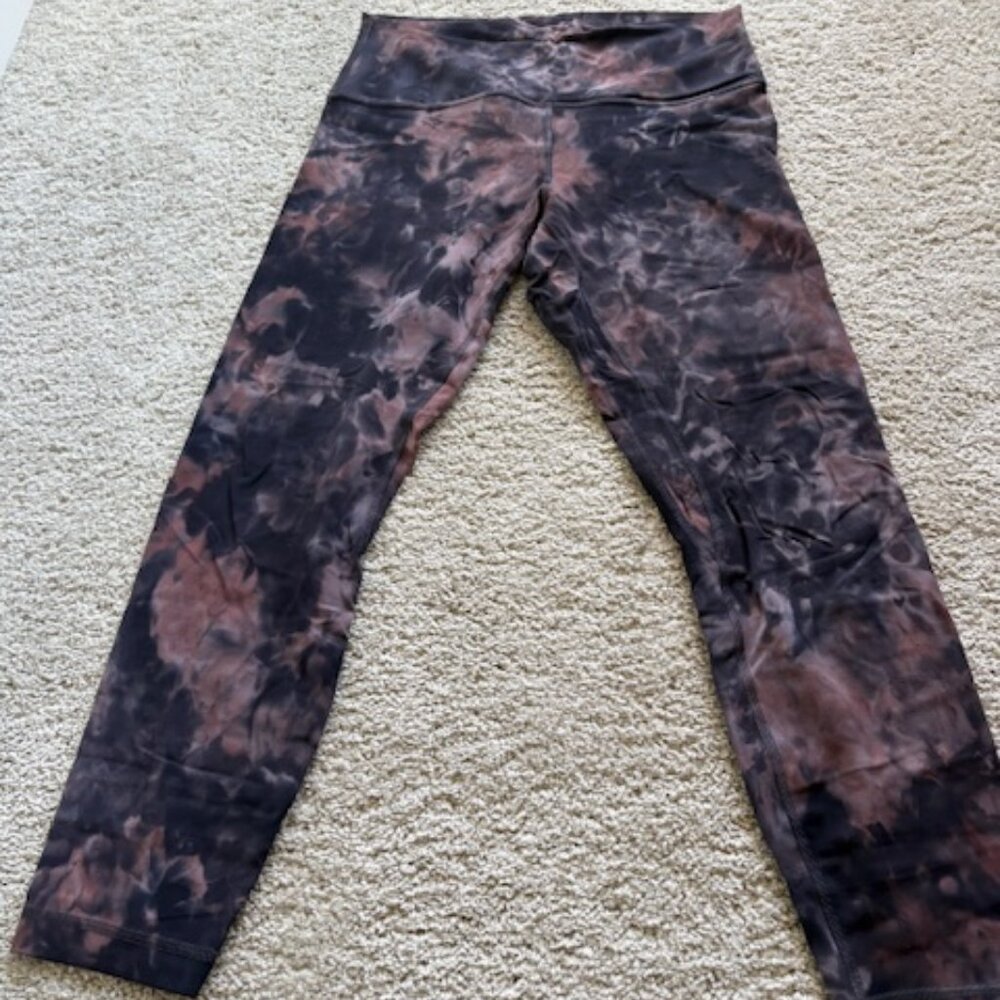 Lululemon Align High-Rise Pant 25" – Black & Pink Dye